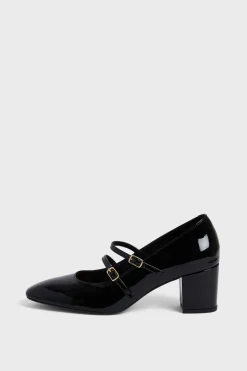 Babies à double bride en cuir verni - ORIANE | Pablo Cheap