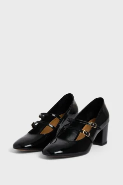 Babies à double bride en cuir verni - ORIANE | Pablo Cheap