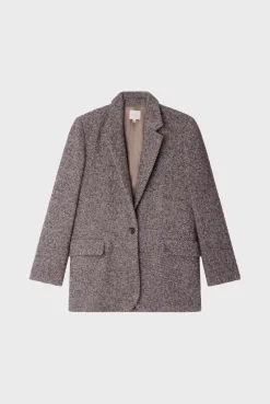 Blazer à rayures obliques - MAZARINE | Pablo Cheap