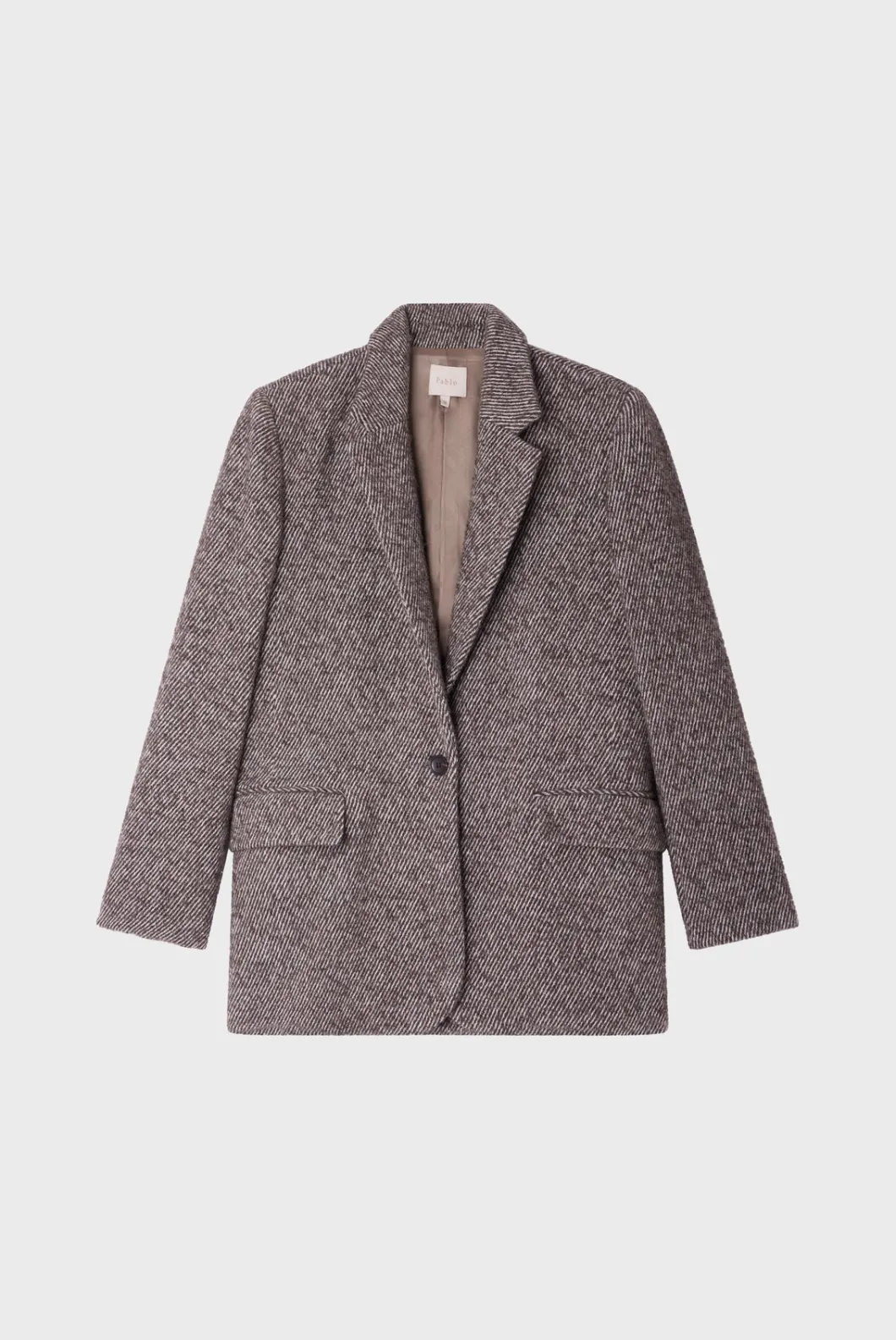 Blazer à rayures obliques - MAZARINE | Pablo Cheap