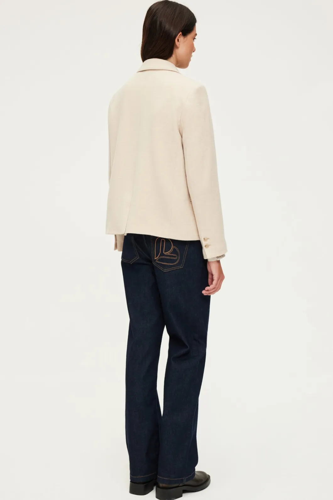 Blazer croisé écru - MAGALIE | Pablo New