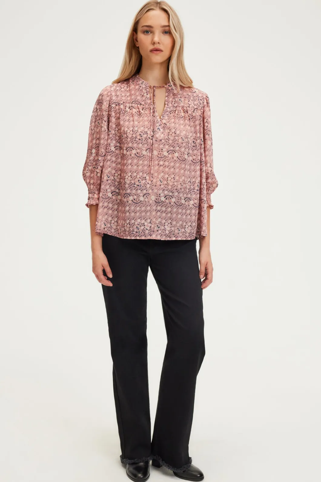 Blouse en mousseline fleurie - BELPHERA | Pablo Discount