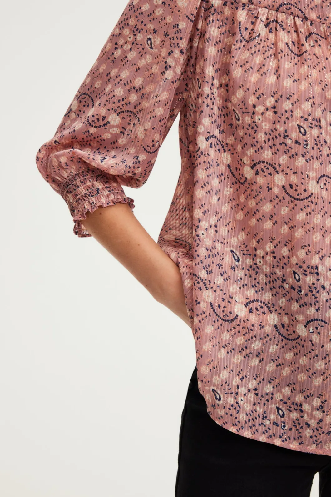 Blouse en mousseline fleurie - BELPHERA | Pablo Discount