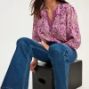 Blouse fluide imprimée – BERNADINE | Pablo New