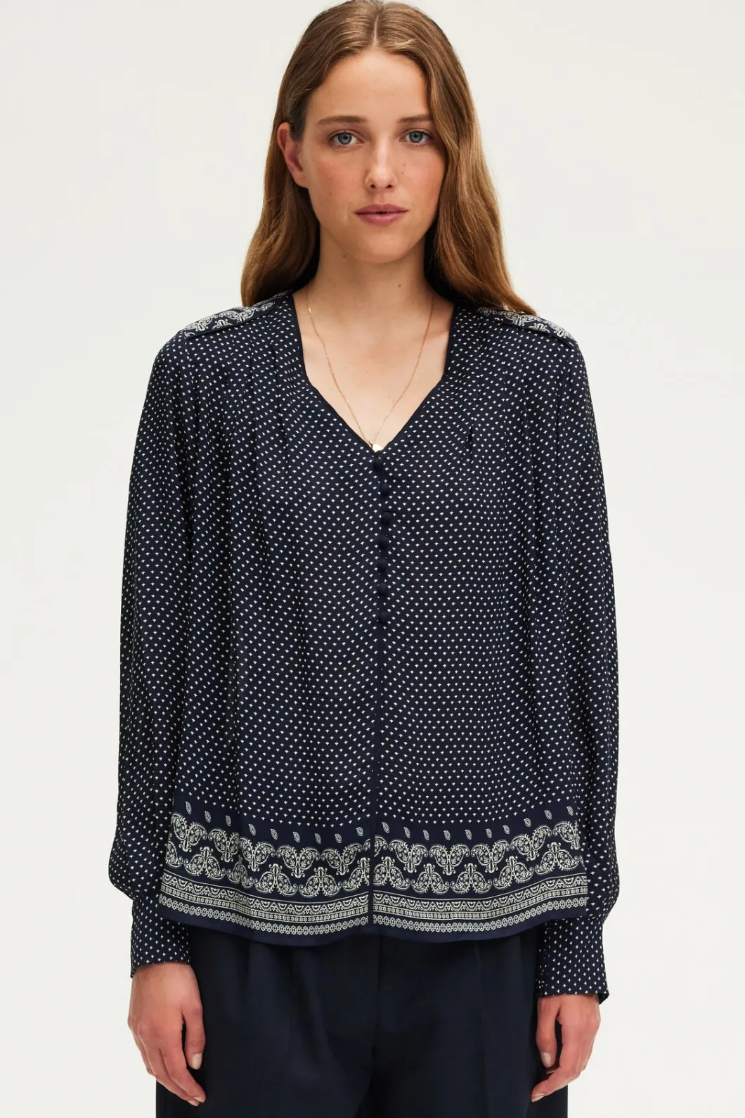 Blouse fluide imprimée - BELYS | Pablo Fashion