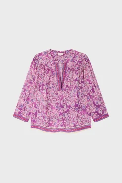 Blouse fluide imprimée – BERNADINE | Pablo New