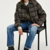 Blouson à carreaux en laine - MARELLE | Pablo Cheap