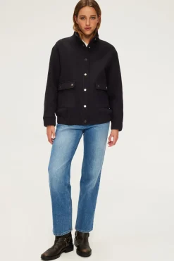 Blouson à col montant en laine - MATTEA | Pablo Outlet