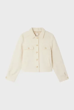 Blouson court en tweed - MARGUERITE | Pablo Online