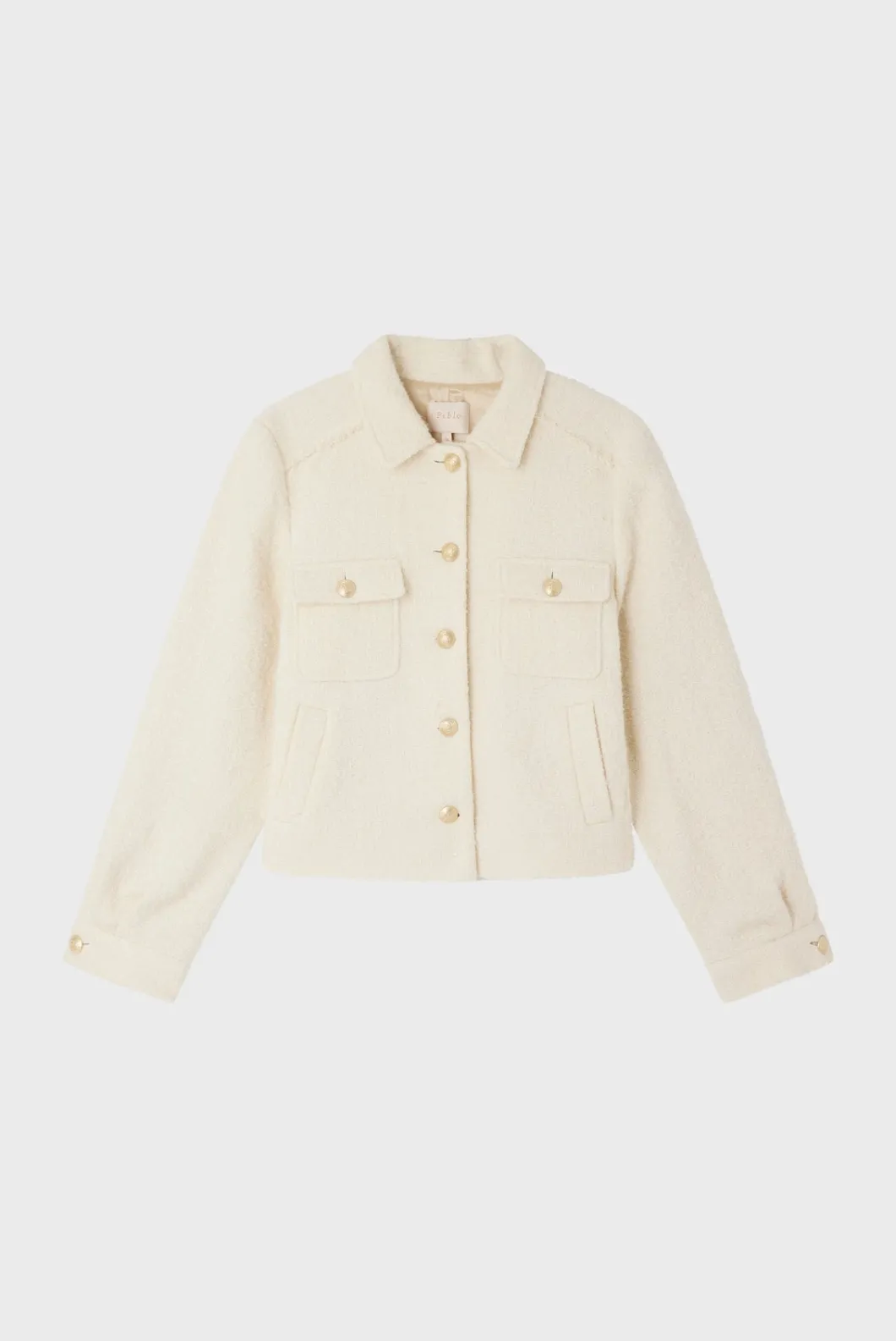Blouson court en tweed - MARGUERITE | Pablo Online