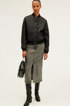 Blouson en cuir d'agneau - BESS | Pablo Online