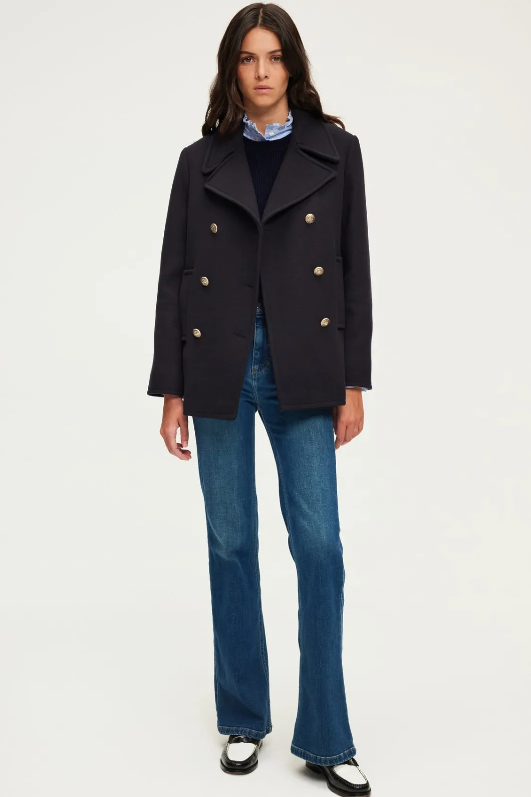 Caban bleu - LILAS | Pablo Store