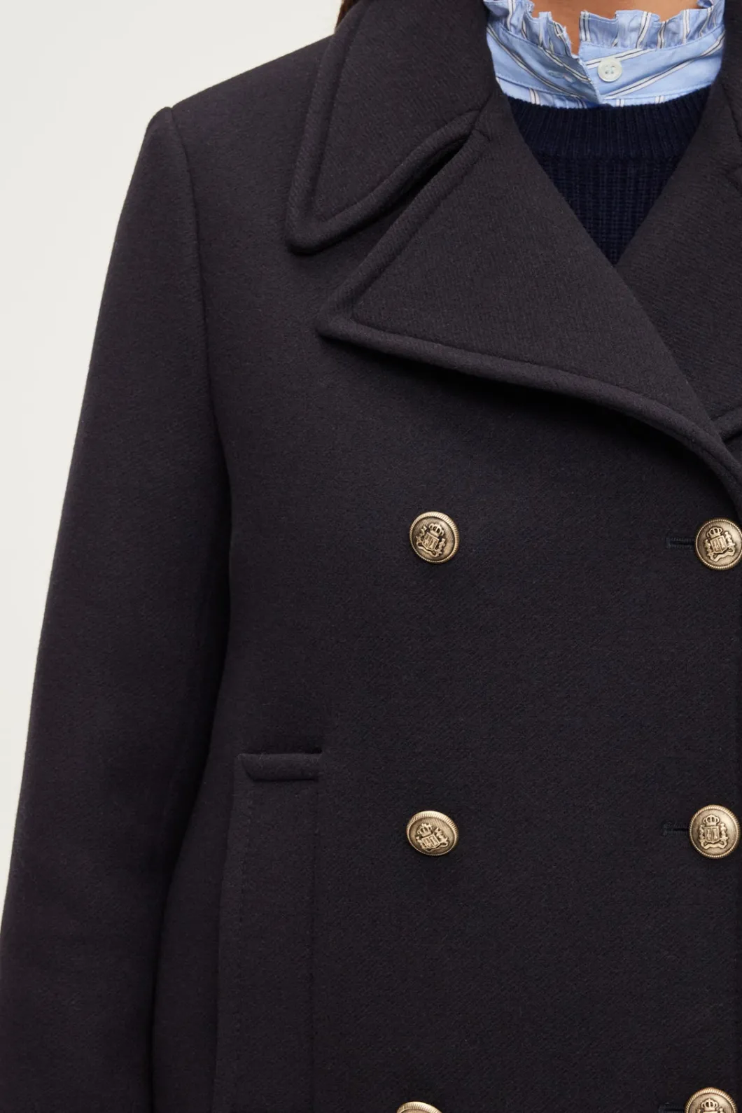 Caban bleu - LILAS | Pablo Store