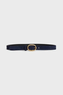 Ceinture en cuir velours - ROMA | Pablo Sale