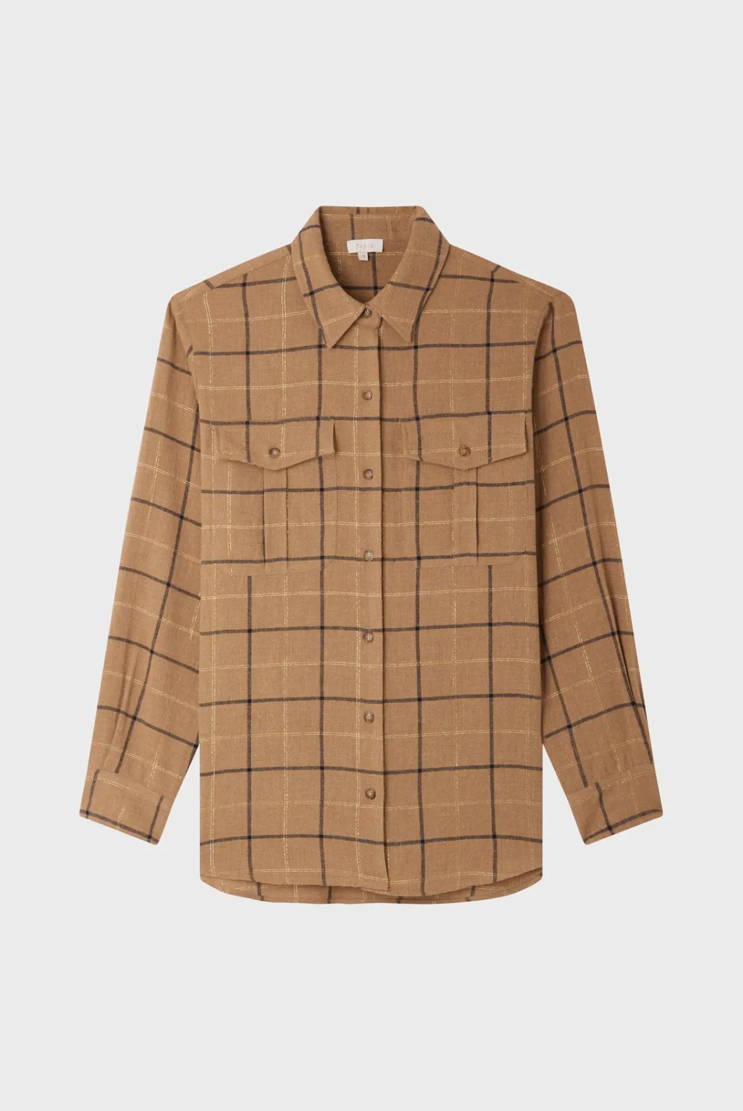 Chemise à carreaux et lurex - BEGONIE | Pablo Sale