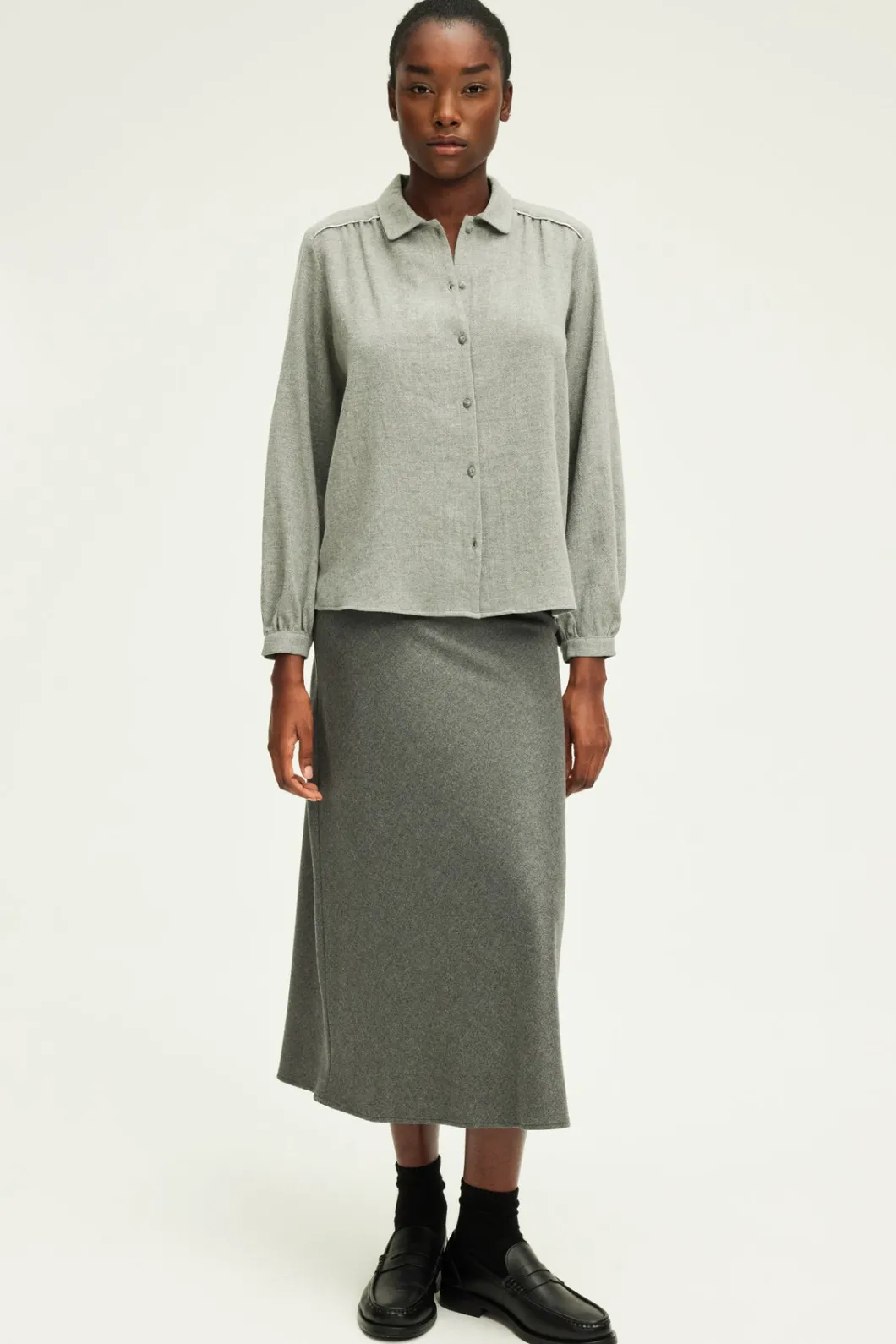 Chemise en laine mélangée - BERMA | Pablo Outlet