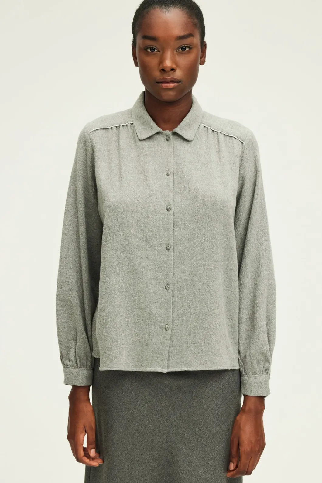 Chemise en laine mélangée - BERMA | Pablo Outlet