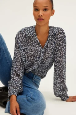Chemise en mousseline fleurie - BRAILLE | Pablo Shop