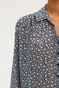 Chemise en mousseline fleurie - BRAILLE | Pablo Shop