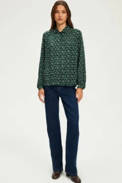 Chemise imprimée et jacquard - BERNY | Pablo Online