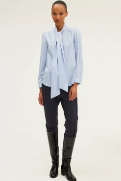 Chemise rayée à col lavallière - BAGATELLE | Pablo Store