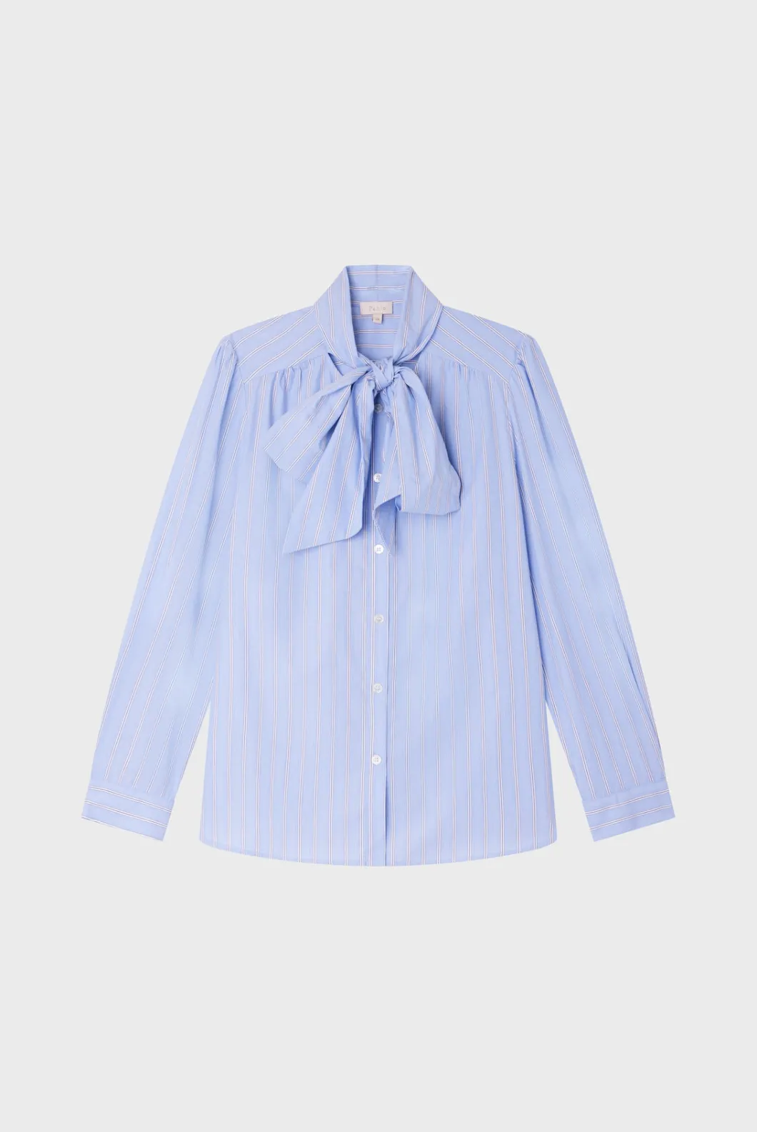 Chemise rayée à col lavallière - BAGATELLE | Pablo Store