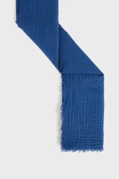 Echarpe unie froissée en laine - DALVA | Pablo Shop