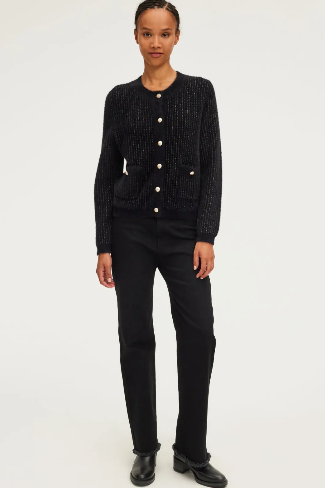 Gilet chenille et lurex - JACINTHA | Pablo Outlet