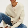 Gilet écru à boutons dorés - JOURDIE | Pablo Best Sale