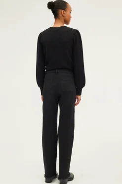 Jean droit à franges - NOREEN | Pablo Flash Sale