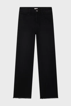 Jean droit à franges - NOREEN | Pablo Flash Sale