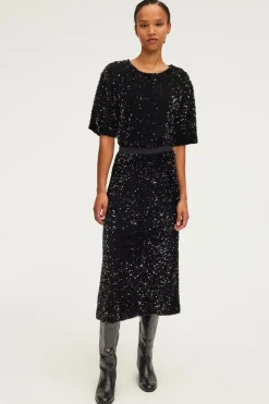 Jupe mi-longue à sequins s - CLELIE | Pablo Best Sale