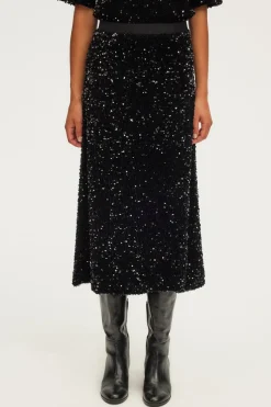 Jupe mi-longue à sequins s - CLELIE | Pablo Best Sale