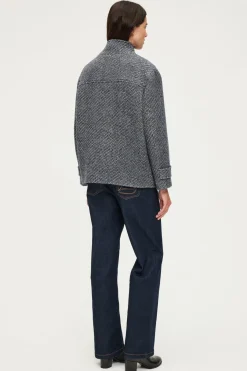 Manteau court à col montant - LYSIANE | Pablo Cheap