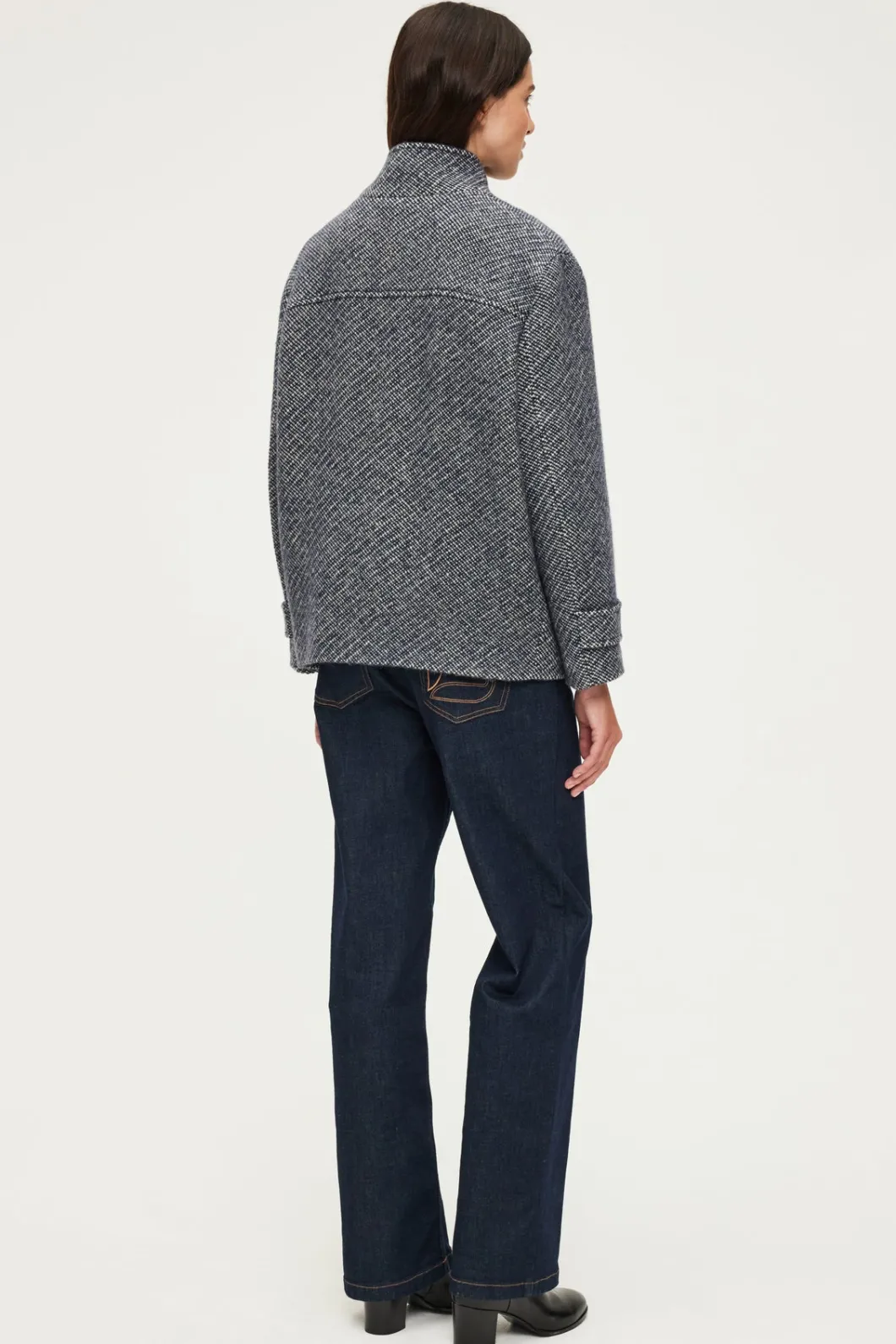 Manteau court à col montant - LYSIANE | Pablo Cheap
