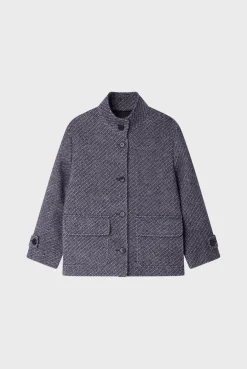 Manteau court à col montant - LYSIANE | Pablo Cheap