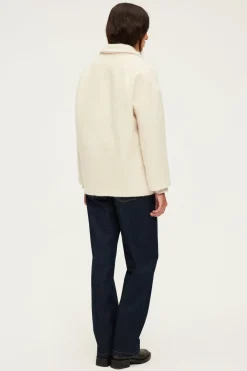 Manteau court écru - LUCIENNE | Pablo Online