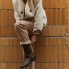 Manteau court en fausse fourrure - LILA | Pablo Shop