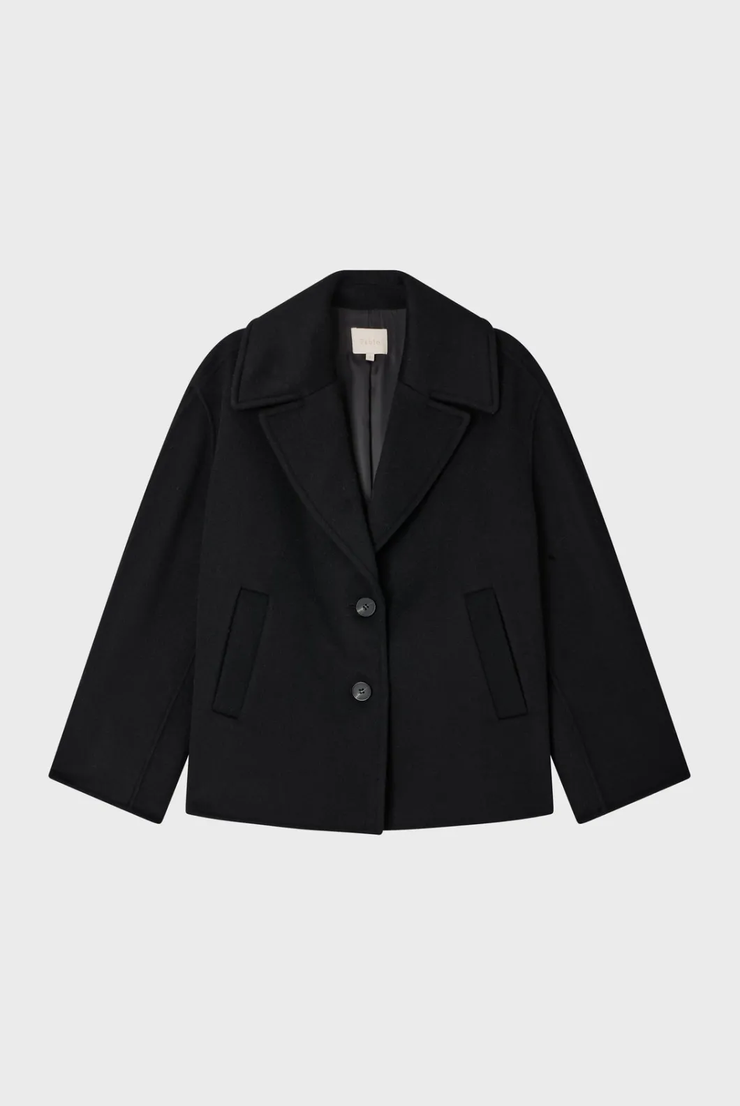 Manteau court en laine double face - LORLINE | Pablo Sale