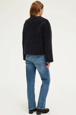 Manteau court réversible en peau lainée - LISON | Pablo New
