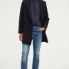 Manteau droit à boutonnage croisé - LIANE | Pablo Online