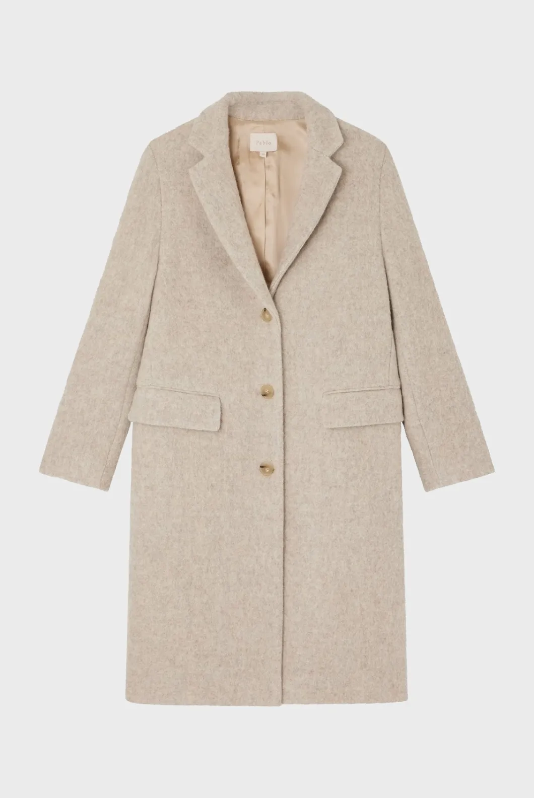 Manteau droit en laine - LORELIA | Pablo Hot