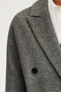 Manteau long à chevrons - LINE | Pablo Clearance