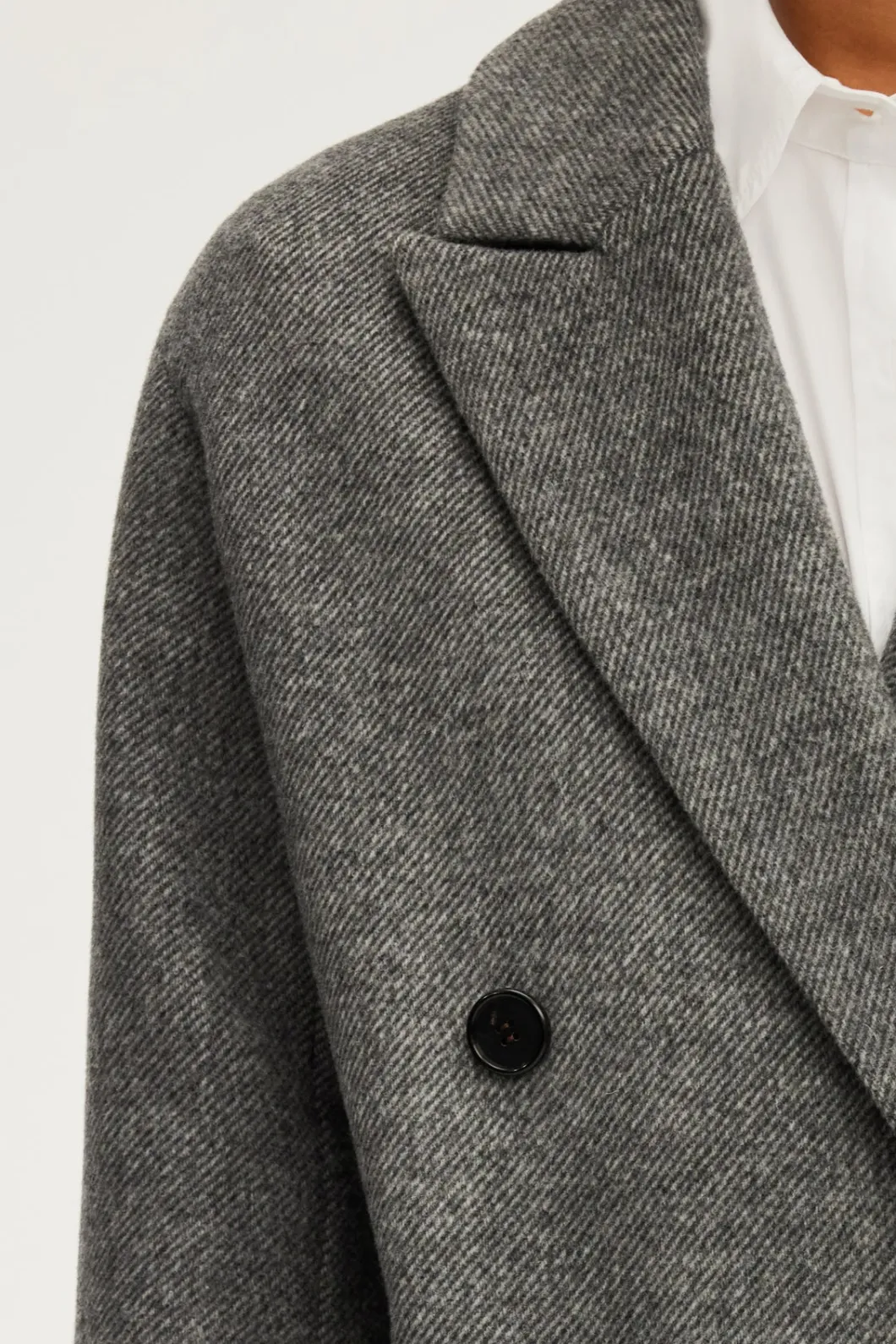 Manteau long à chevrons - LINE | Pablo Clearance