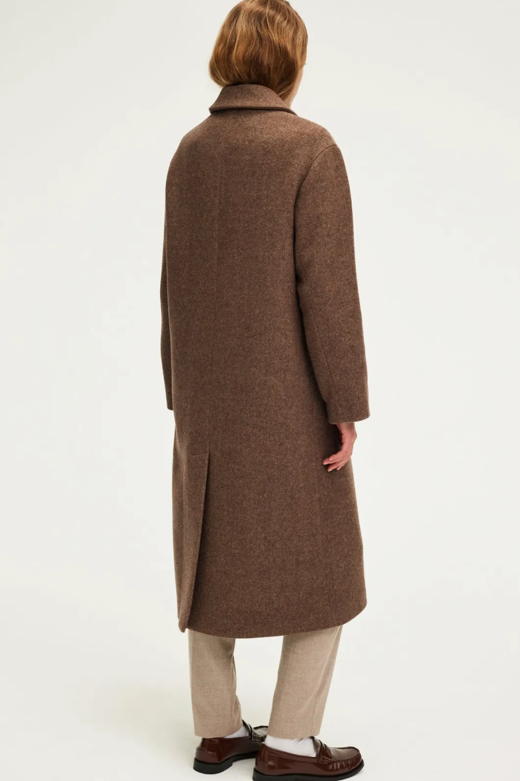 Manteau long à chevrons - LINE | Pablo Store