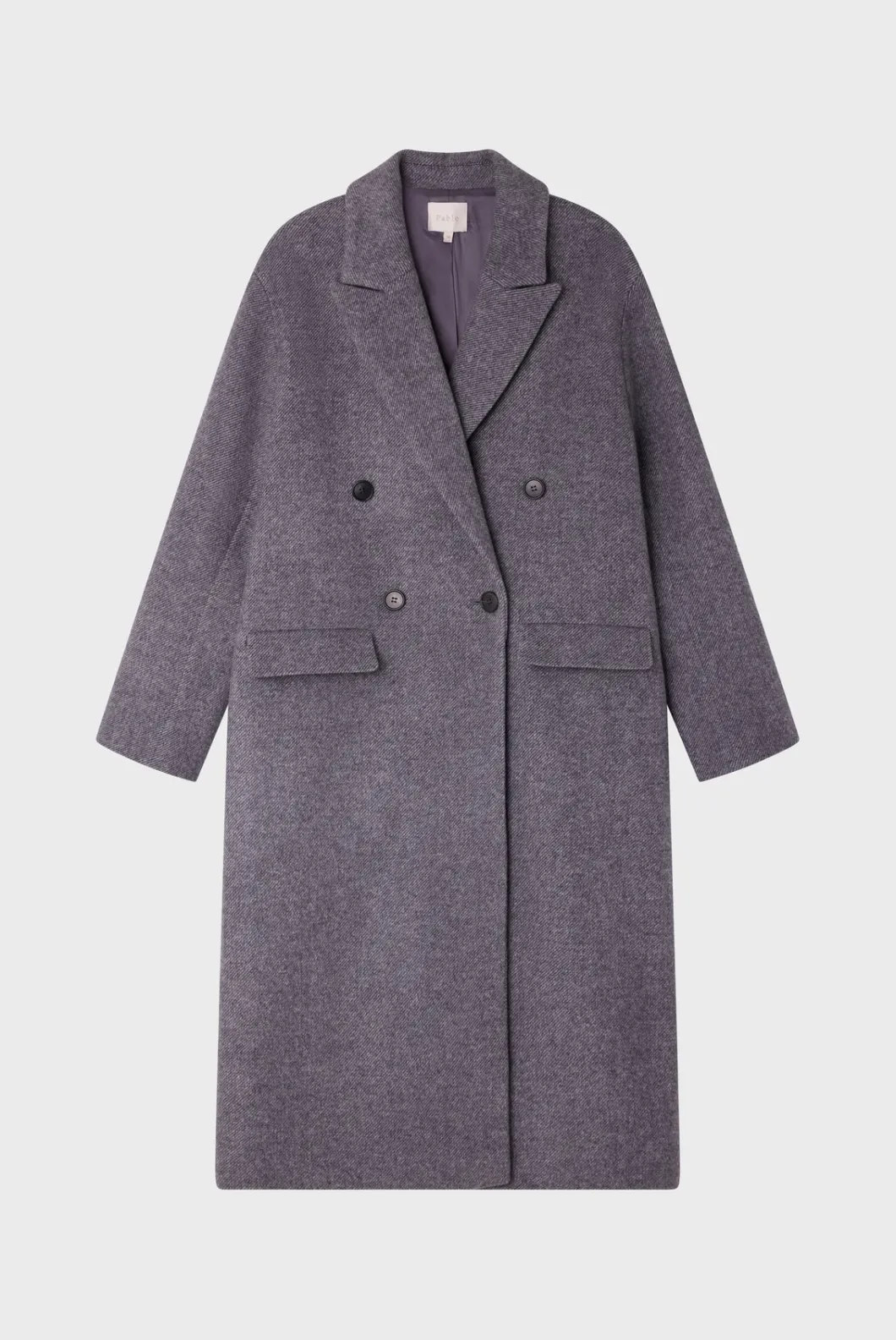 Manteau long à chevrons - LINE | Pablo Clearance