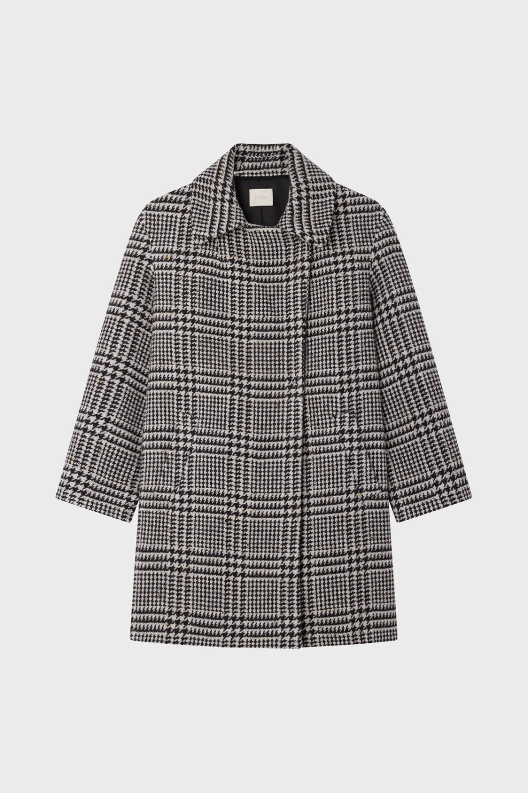 Manteau mi-long à carreaux - LILOU | Pablo Best