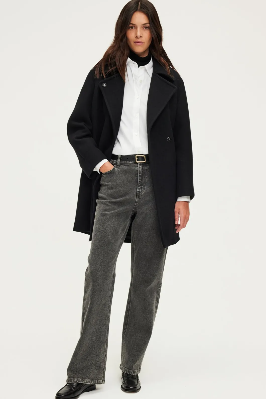 Manteau mi-long en laine - LYNDSAY | Pablo Sale