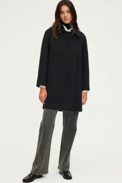 Manteau mi-long en laine - LYNDSAY | Pablo Sale