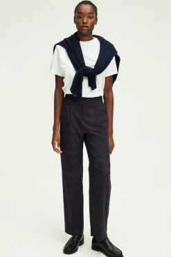 Pantalon carotte à carreaux - NOUHA | Pablo Sale